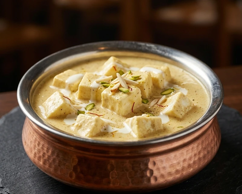 Shahi Paneer vegetarian Indian curry at Tamarind Regina South