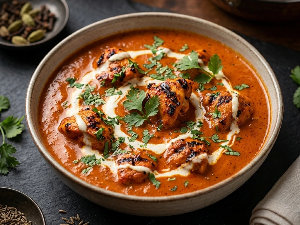 Butter Chicken at Tamarind Regina South, Indian restaurant in Regina, SK