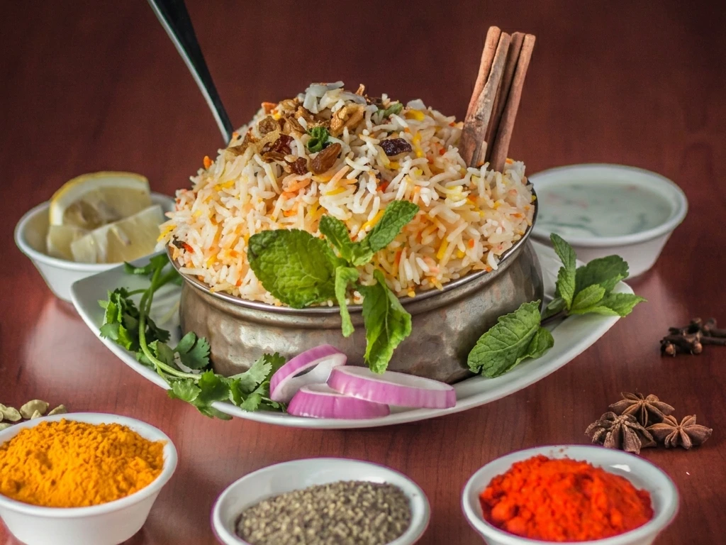 Chicken Briyani at Tamarind Regina South